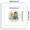 Americanflat Picture Frame with Round-Shaped Mat - Ideal for Any Room, Living Rooms, Dorm Room